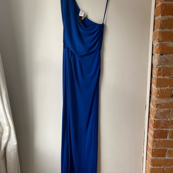 BCBG MAXAZRIA On Strap Electric Blue Gown, XS - Picture 3 of 3